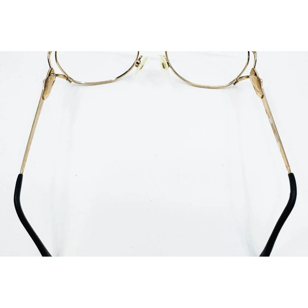Luxottica Eyeglasses Womens Gold 2184 G672 Italy 54-18-130